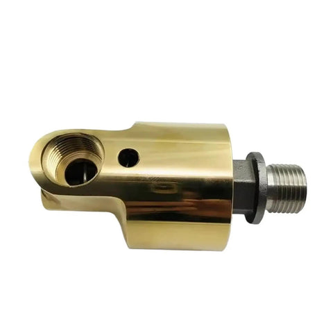 HD20 3/4 Inch Rotating Joint 360 Degree Swivel Beefy Water Air Oil Spray Connector Brass Union Universal Connector Left Thread Easy Install Durable Swivel Coupling For Heavy Duty Use, brass swivel fitting
