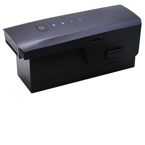 11.1V 3500mAh 38.85Wh LiPo Battery for SJRC F22S Pro 4K RC Drone with FPV Camera, side view showing charging indicators