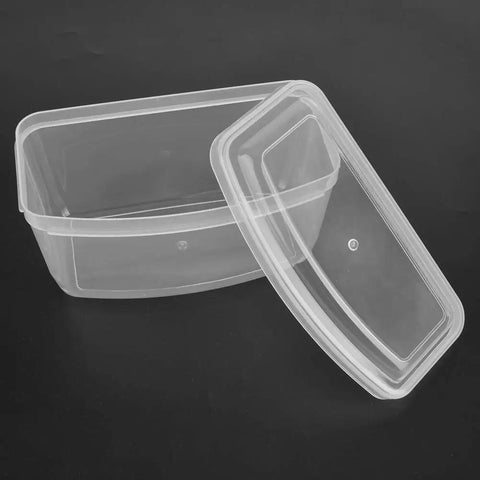Clear Dive Mask Case And Snorkel Gear Storage Box Durable PP Plastic Dustproof Protective Container with lid open