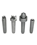 Wood Lathe Drive Center Set Four Piece With Live Tailstock Cup And Point Center And Dead Headstock Spur Centers For Standard And Narrow Spindles