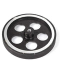 Heavy Duty Industrial Measuring Wheel With Digital Length Counter Rolling Tally Meter For Wire Cable And Tube close-up of the wheel's design.