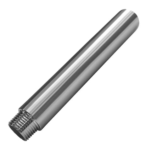 Stainless Steel Pipe Fittings One Half Inch NPT Male To One Half Inch NPT Female Threaded Eight Inch Nipple Cast Pipe Heavy Duty Corrosion Resistant 304 Grade Durable For Water Gas And Hydraulic Systems