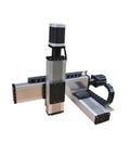 Rock Solid Fsk80 Linear Guide With Double Rail And Ball Screw Assembly, CNC motion stage with stepper motor compatibility.