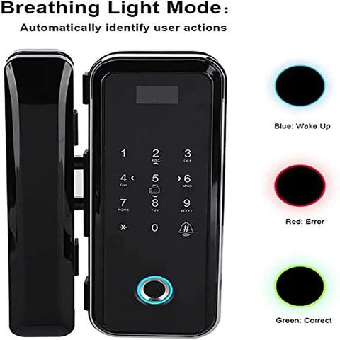 Heavy Duty Fingerprint Smart Deadbolt Lock With Numeric Keypad And Password Access Featuring No Fuss Keyless Entry Installation for easy door access.