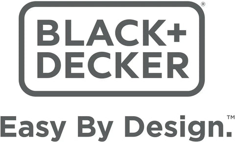 Black + Decker logo with 'Easy By Design' tagline