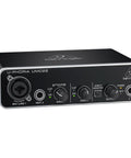 Audiophile USB Audio Interface 2x2 At 48 Kilohertz With Midas Mic Preamplifier For Recording Microphones And Instruments Black Box