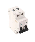 Heavy Duty 2P DC Mini Circuit Breaker Rated 600V with Amp Options 16A To 63A for Solar PV Systems, compact design.