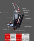 Heavy Duty Electric Stair Climber Cart That Lets You Haul Like A Boss While Saving Your Back And Keeping Things Totally Upright For Easy Moving Up Or Down Any Flight Of Stairs Today, featuring a thickened steel plate and solid rubber tires.