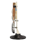 Side view of Magnetic Electromagnet Demonstration Kit For Physics Class With Vertical Bell Mechanism and Base.