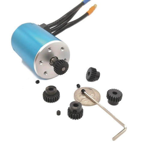 Dope 48P Pinion Gear Set With 19T 20T 21T 22T 23T Options And Screwdriver For 3.175mm Shaft 1/10 RC Brushless Motor