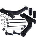 Mazda Tribute 2008 Front Lower Control Arm Assembly Kit For Driver And Passenger Sides Ten Piece Replacement Beefed Up Suspension Arm And Bushing Set OEM Grade Fit For Reliable Smooth Handling