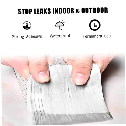 Heavy Duty Butyl Aluminum Foil Tape Sealant 2 Rolls That Work Like A Champ For Emergency Roof Leak Repair And Window Crack Fix