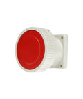 Heavy Duty Female Pin And Sleeve Socket Receptacle 30 Amp 3 Phase 480 Volt IEC R7W IP67 watertight power outlet with red cap.