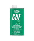 Green can of Long-Life Synthetic Hydraulic Fluid For Modern Cars And SUVs With High-Performance Power Steering And Level Control Systems, 1 Liter.