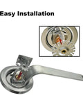 Close-up of a Six Pack Heavy Duty Fire Sprinkler Head Cover with slick electroplated coating for easy installation.
