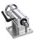 Heavy Duty Manual Tailstock With 70mm Center Reach For Wood Lathes And CNC Routers Rotary Fourth Axis Engraving Stand, aluminum construction.