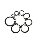 Assorted sizes of Heavy Duty C Clip Washers Kit 200 Pieces M6 To M20 with internal and external retaining circlips snap rings