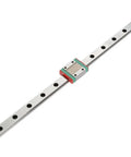 Miniature Linear Rail Guide 12mm Wide With Slide Block For Pro Grade Precision Equipment And Automation Systems 300mm Length 4 Point Contact