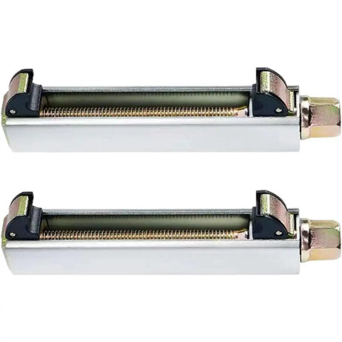 Beefy Rear Shock Spring Compressor Tool for Motorcycles Dirt Bikes and ATVs, showing two compact alloy steel compressors