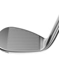 Hot Launch VibRCor 3 Wedge Pack with Gap, Sand, and Lob wedges, showing grooved face and cambered sole for spin and control.