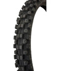 Rear Electric Dirt Bike Tire 80/90x19 Tube Type fits Sur Ron and Segway Talaria, showcasing aggressive tread pattern for traction.