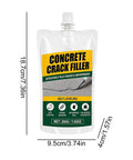 Self Leveling Concrete Crack Filler Waterproof Cement Sealant in 200g pouch for quick outdoor repair of cracked walkways and patios.