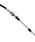 Golf Cart Shift Cable For Club Car DS Gas Models From 1984 Through 1997 Replacement Transmission Cable 63 Inch Length For Forward And Reverse Shifting OEM 1012326 1013085 1018510 02, close-up of threaded end