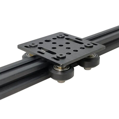 Assembled 20mm V Gantry Plate Kit with wheels on 2020 Series V Slot aluminum profile rail, for 3D printers and CNC machines