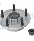 Pair Of 2 Front Wheel Hub Bearing Assemblies For 2000 2001 Dodge RAM 1500 RWD Direct Fit Replacement Kit, bolt-on view