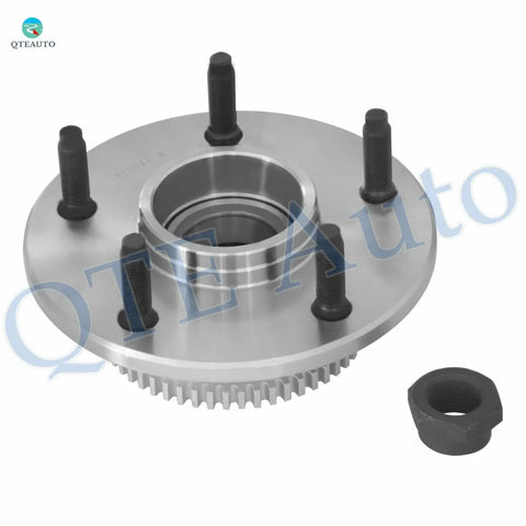 Pair Of 2 Front Wheel Hub Bearing Assemblies For 2000 2001 Dodge RAM 1500 RWD Direct Fit Replacement Kit, bolt-on view