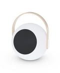 Eye Color Changing LED Lantern With 10W Bluetooth Speaker, white mood lamp design with handle, ideal for outdoors and parties