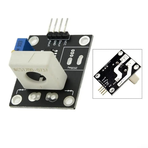 Top Shelf Hall Effect Current Sensor Module With Hella Accurate 100A Overcurrent Tracking. Compact design with connectors for electric motors.
