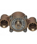 Heavy Duty Emergency Thermostatic Mixing Valve Delivering 31 Gpm Flow Rate With A Slick Wax Thermostat Design For Straight Up Dead On Temperature Control And Super Low Pressure Drop - bronze valve with connections.