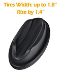 Bike Front Wheel Riser Block For Indoor Trainer Stabilizes Road And Narrow Tire Mountain Bikes 1.4 Inch Rise Skid Resistant Stand