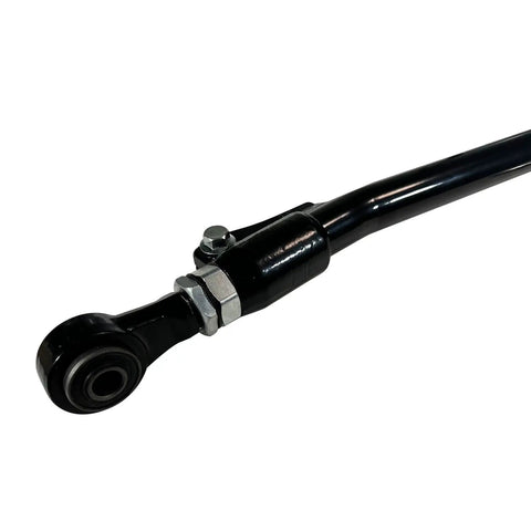 Front Adjustable Track Bar For 0 To 3 Inch Lift Kits Fits 2003 To 2013 Dodge Ram 2500 3500 2 Inch Adjustable Panhard Suspension Rod Beefy Steel Construction For Off Road Use And Stable Axle Alignment. Black steel adjustable track bar end with bushing