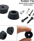 10 Pack Rubber Feet Bumpers For Furniture And Tables Amped Up For Amplifiers And Speaker Cabinets Non Marking Floor Protectors