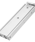 CXSM 25-200 Dual Rod Air Cylinder With Magnet Guided Pneumatic Actuator, 25mm Bore, 200mm Stroke shown in silver finish