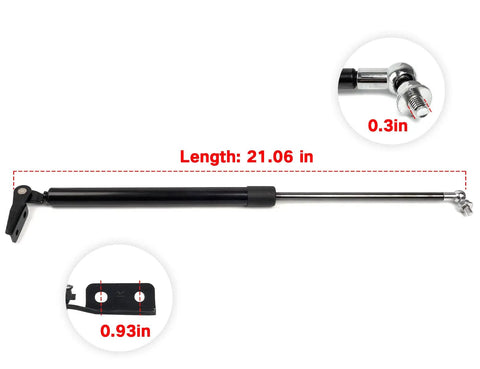 Subaru Forester Liftgate Tailgate Rear Door Lift Support Strut Set for 2014 2015 2016 2017 2018 2.0L 2.5L, 21.06 in length