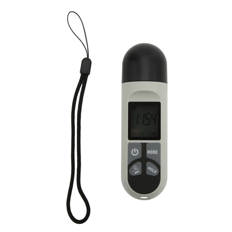 Digital Lux And PAR Meter For Lab Home Office With Wide Range Light Meter And LCD Backlit Display ABS Build Long Lasting Go To Portable And Easy To Use For Lighting Plant Photosynthesis And Illumination Tests, handheld with wrist strap