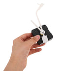 Hand holding Vinyl Record Clock Mechanism Replacement Kit with hands for vinyl clocks, easy to install for DIY timekeeping upgrade