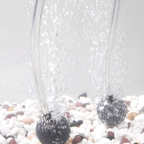 High Temperature Sintered Air Stone Cylinder Diffuser For Fish Tanks 0.98 Inch Bubble Diffuser For Nano Air Pumps 4mm Inlet in use