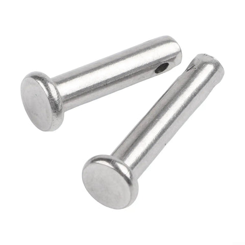Heavy Duty 304 Stainless Steel Dowel Pin Kit With Single Hole Flat Head Cylindrical Pins for precise machinery use