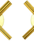 2 Pack 4-In-1 Brass Clock Winding Keys For Odd And Even Numbers Universal 4 Prong Set With 3mm 3.5mm 4mm And 4.5mm Sizes