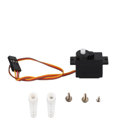 Lightning Fast 5G Micro RC Servo Motor For Axial SCX24 With Ultra Smooth Quiet Handling and Plug In Ready Parts, includes connectors and screws.
