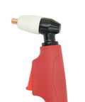 PT31 Air Plasma Cutting Torch Head Heavy Duty High Frequency 40A Red Handle Includes Long Electrode Long Tip 1.1 Swirl Ring Shield Cup Kit