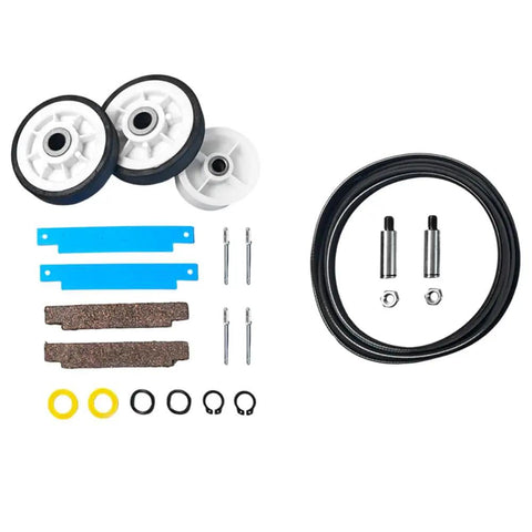 Ready To Roll All In One Dryer Repair Kit With Drum Rollers And Bearings Belt And Pulley For Maytag Neptune Crosley Kenmore MDE5500AYW