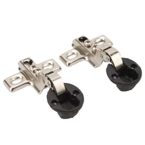 Two Fifty Pack Half Inch Overlay Concealed Cabinet Hinges With Self Closing Soft Close Damper For Glass Cabinets And Bookcase Doors