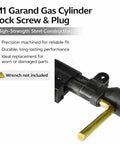M1 Garand Gas Cylinder Lock Screw & Plug with high-strength steel construction for reliable fit and performance.