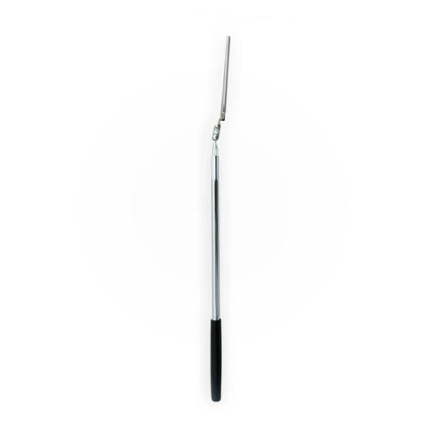 Rectangular Telescoping Inspection Mirror With Extra Long Handle 2.125 In By 3.5 In Mirror Head All Angle Ball Joint Non Rotating