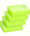 Solid Polyurethane Square Blocks For CNC Machining Shop Projects stacked in a vibrant green color, showcasing strong workpiece support.